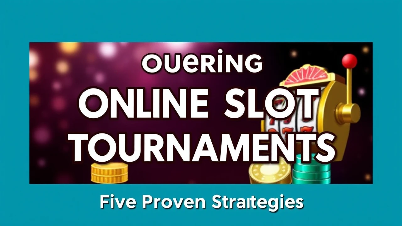 Conquering Online Slot Tournaments: Five Proven Strategies